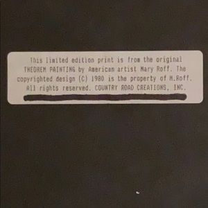 M. Roff | Wall Decor | Framed Mary Roff Theorem Wreath Print Signedered ...